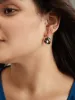 Colored Natural Stone Oval Shaped Earrings sold by Bloomchic