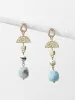 Drop Irregular Natural Stone Earrings sold by Bloomchic