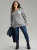 Striped Patchwork Crew Neck Raglan Sleeve Sweatshirt sold by Bloomchic