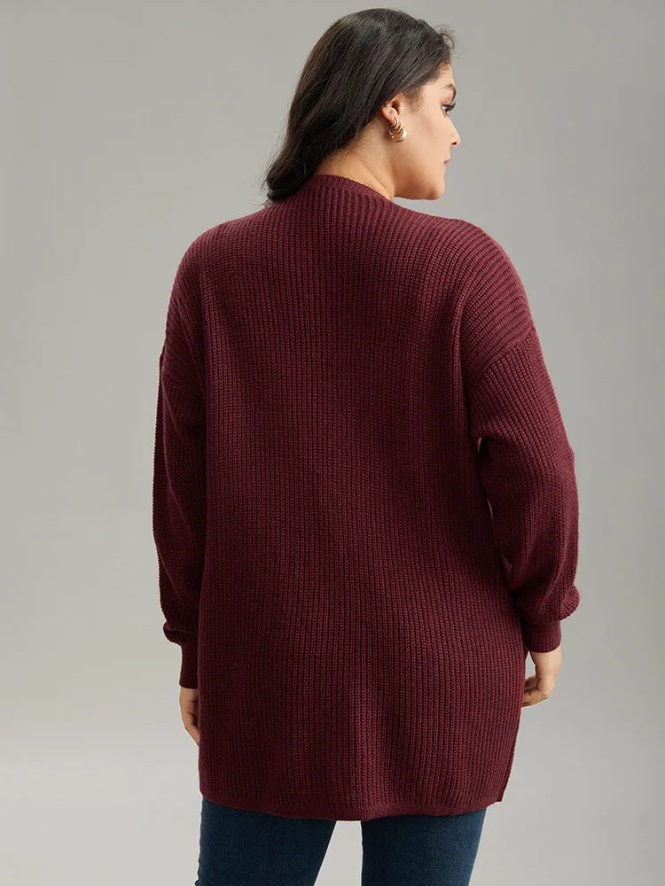 Floral Embroidered Open Front Cardigan sold by Bloomchic product image thumbnail 2