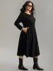 Supersoft Essentials Solid Button Detail Dress sold by Bloomchic