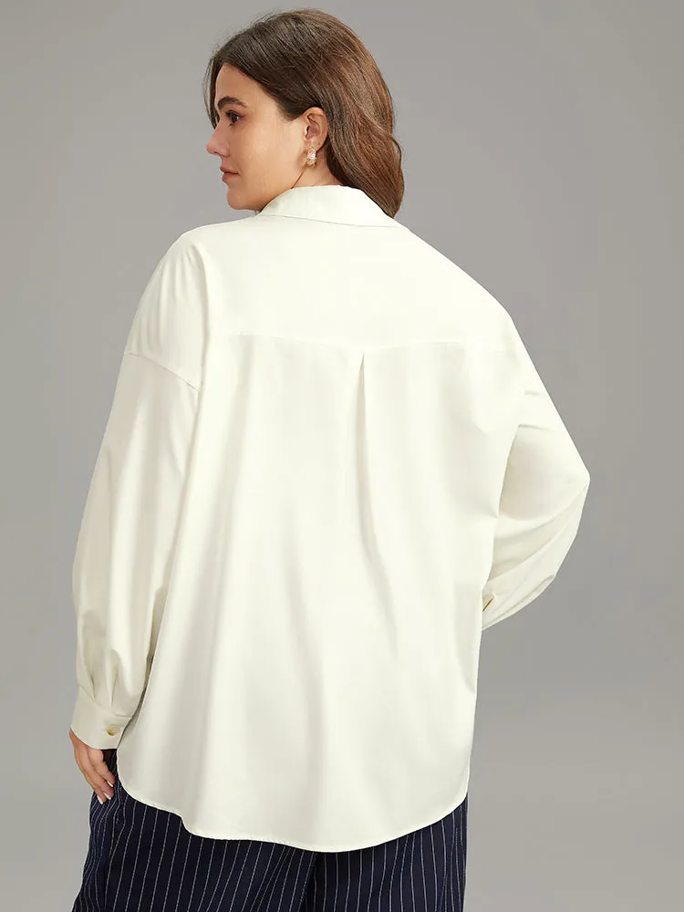 Shirt Collar Floral Print Patched Pocket Blouse sold by Bloomchic product image thumbnail 2