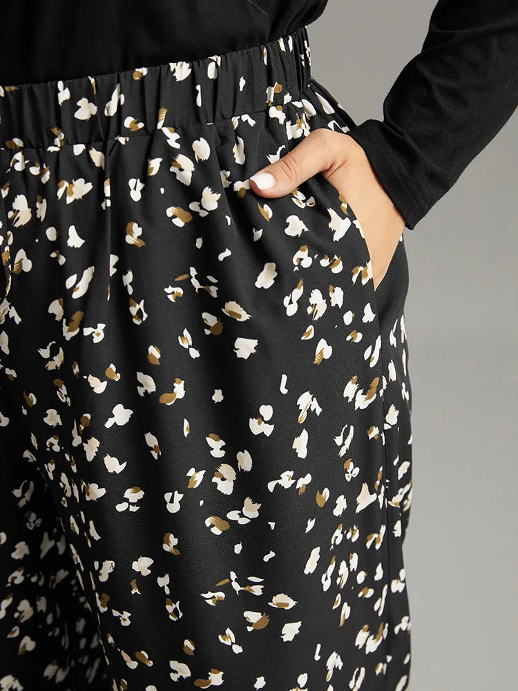 Ditsy Floral Elastic Waist Ties Pants sold by Bloomchic product image thumbnail 5