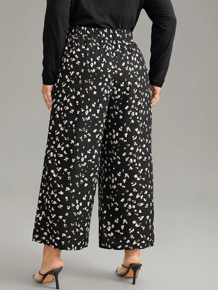 Ditsy Floral Elastic Waist Ties Pants sold by Bloomchic product image thumbnail 2