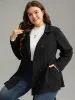 Lapel Collar Double Breasted Blazer sold by Bloomchic
