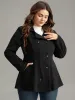 Lapel Collar Double Breasted Blazer sold by Bloomchic