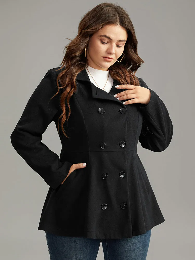 Lapel Collar Double Breasted Blazer sold by Bloomchic product image thumbnail 5