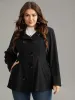 Lapel Collar Double Breasted Blazer sold by Bloomchic