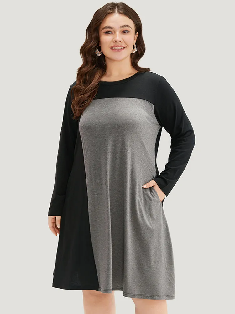 Supersoft Essentials Two Tone Pocket Dress sold by Bloomchic product image thumbnail 3
