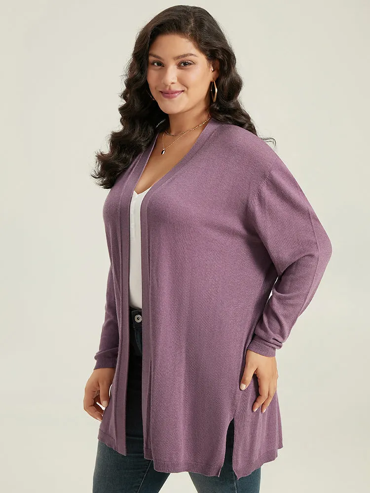 Supersoft Essentials Split Hem Open Front Cardigan sold by Bloomchic product image thumbnail 3