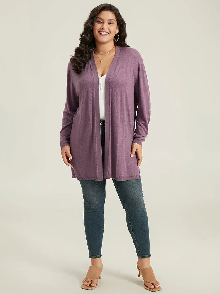 Supersoft Essentials Split Hem Open Front Cardigan sold by Bloomchic product image thumbnail 4
