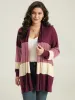 Supersoft Essentials Colorblock Contrast Cardigan sold by Bloomchic