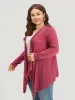 Supersoft Essentials Drape Asymmetrical Neck Cardigan sold by Bloomchic