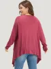 Supersoft Essentials Drape Asymmetrical Neck Cardigan sold by Bloomchic
