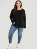 Supersoft Essentials Plain Batwing Sleeve Crew Neck T-shirt sold by Bloomchic