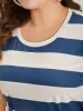 Striped Ties Pocket Crew Neck Dress sold by Bloomchic
