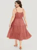 Solid Textured Pocket Flutter Tiered Cami Dress sold by Bloomchic
