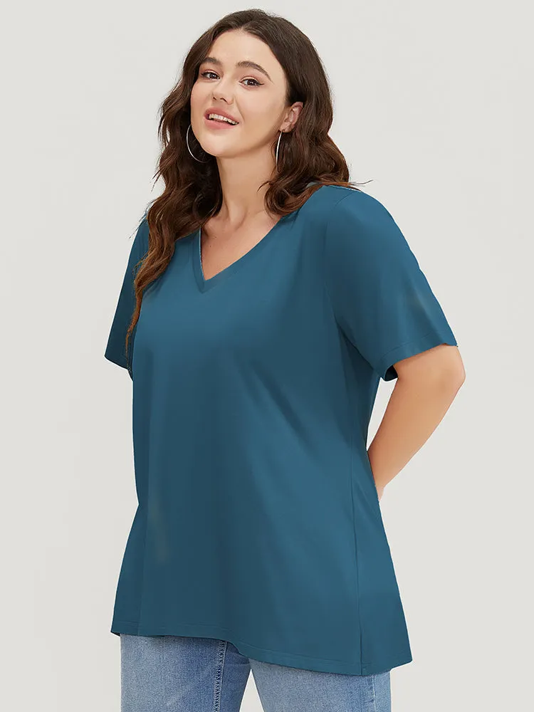 UltraCool V Neck Short Sleeve T-shirt sold by Bloomchic product image thumbnail 3