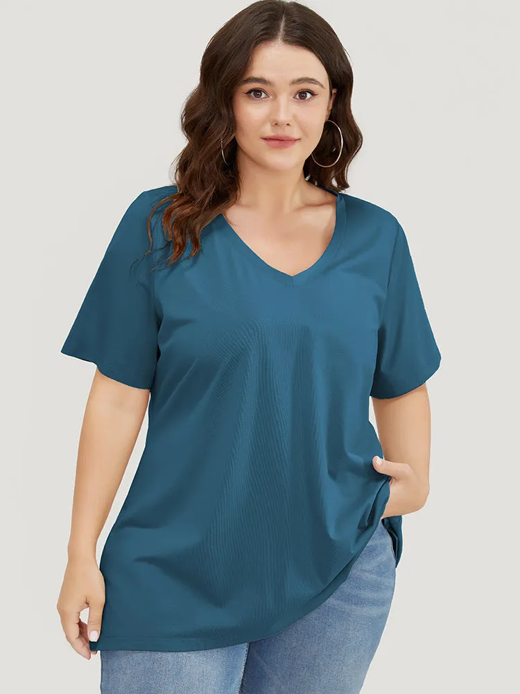 UltraCool V Neck Short Sleeve T-shirt sold by Bloomchic product image thumbnail 5