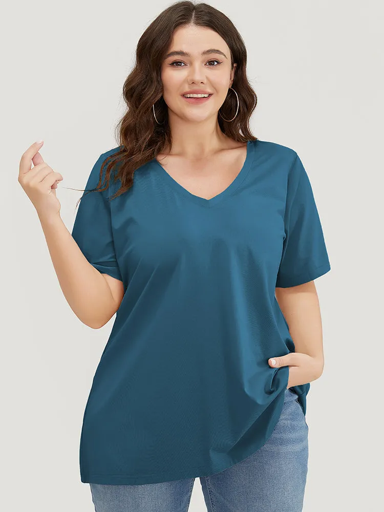 UltraCool V Neck Short Sleeve T-shirt sold by Bloomchic product image thumbnail 2