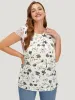 Floral Printed Lace Cap Sleeve Blouse sold by Bloomchic