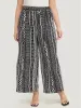 Geometric & Striped Print Belt Pocket Pants sold by Bloomchic