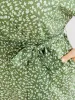 Ditsy Floral Wrap Pocket Belt Batwing Sleeve Jumpsuit sold by Bloomchic