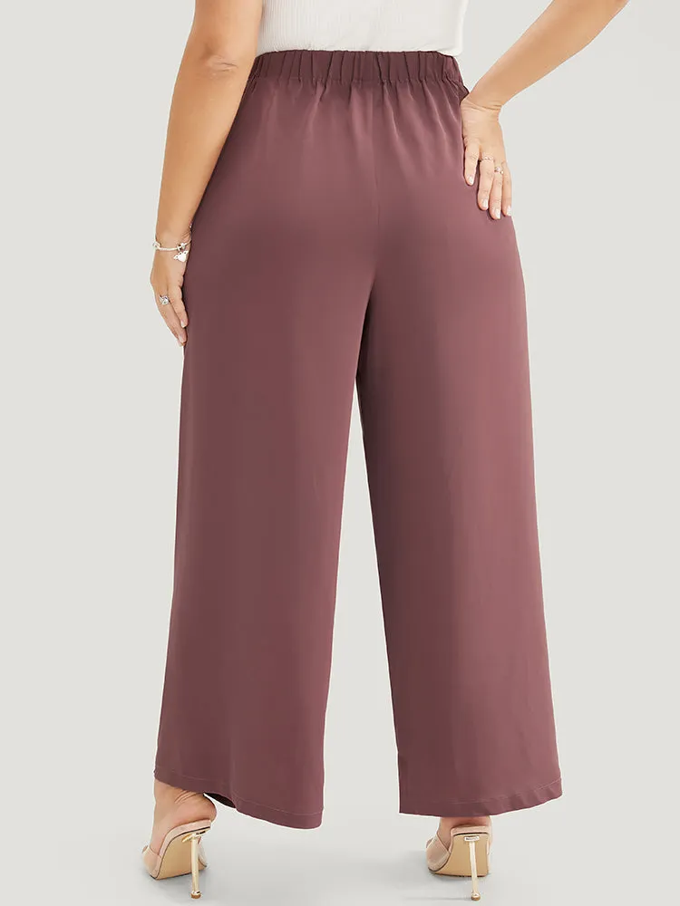 Solid Pocket Cape Detail Ties Pants sold by Bloomchic product image thumbnail 4