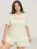 Moon And Star Round Neck Sleep Top sold by Bloomchic