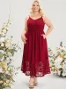 Plain Lace Pocket Sleeveless Button Detail Cami Maxi Dress sold by Bloomchic