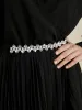 Rhinestone Crystal Decor Elastic Bridal Belt sold by Bloomchic
