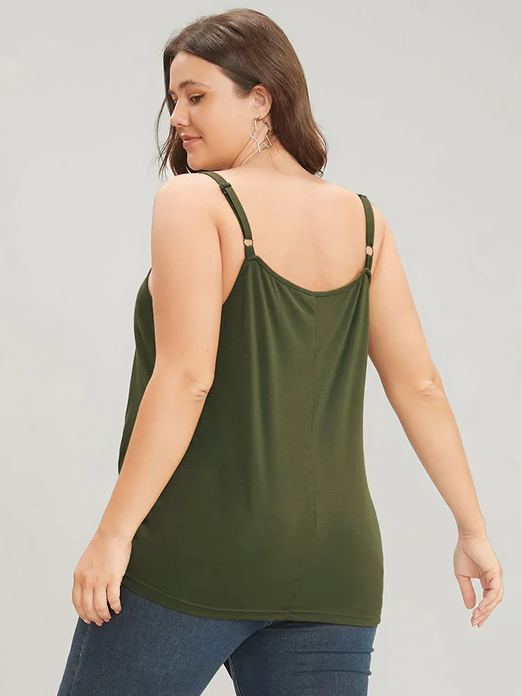 Plain Twist Front Sleeveless Cami Top sold by Bloomchic product image thumbnail 5
