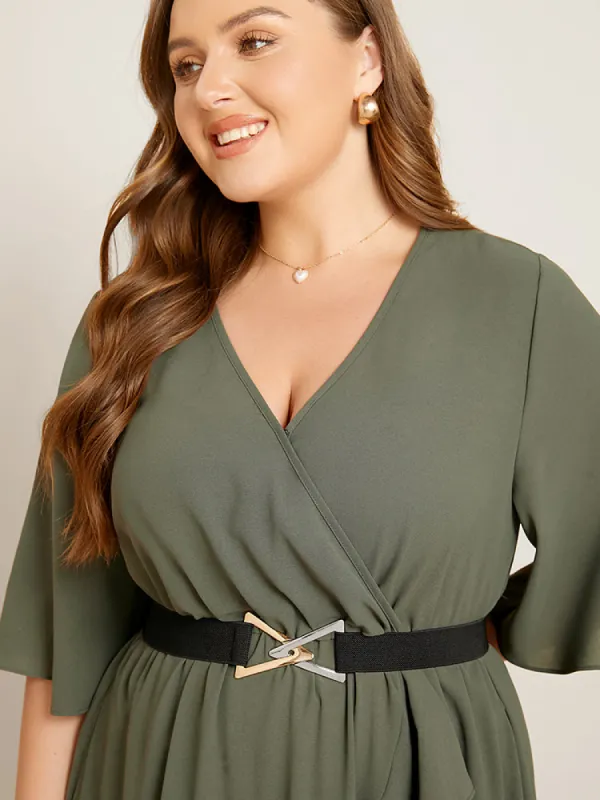 Triangle Buckle Elastic Belt sold by Bloomchic