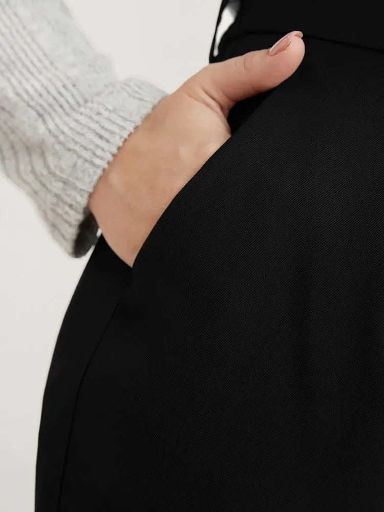Solid Pocket Elastic Waist Wide Leg Pants sold by Bloomchic product image thumbnail 5