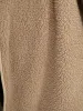 Solid Pocket Open Front Teddy Coat sold by Bloomchic