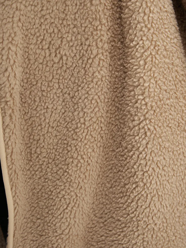 Solid Pocket Open Front Teddy Coat sold by Bloomchic product image thumbnail 4