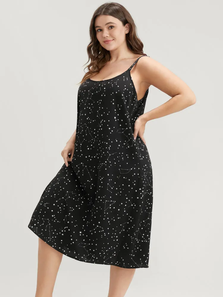 Star Print Sleeveless Cami Night Dress sold by Bloomchic product image thumbnail 3
