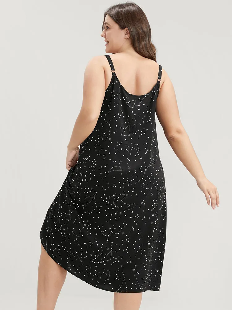 Star Print Sleeveless Cami Night Dress sold by Bloomchic product image thumbnail 2