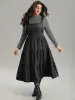 Static-Free Solid Ruffle Layered Hem Cami Dress sold by Bloomchic