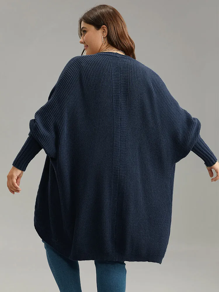 Supersoft Essentials Batwing Sleeve Cable Knit Cardigan sold by Bloomchic product image thumbnail 2