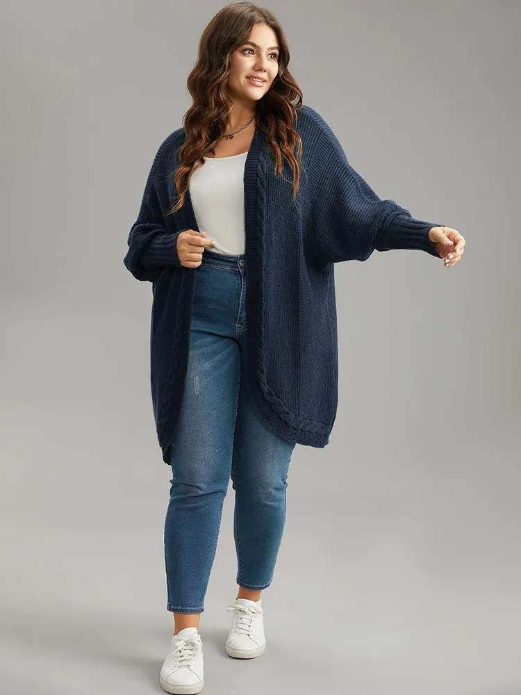 Supersoft Essentials Batwing Sleeve Cable Knit Cardigan sold by Bloomchic product image thumbnail 5