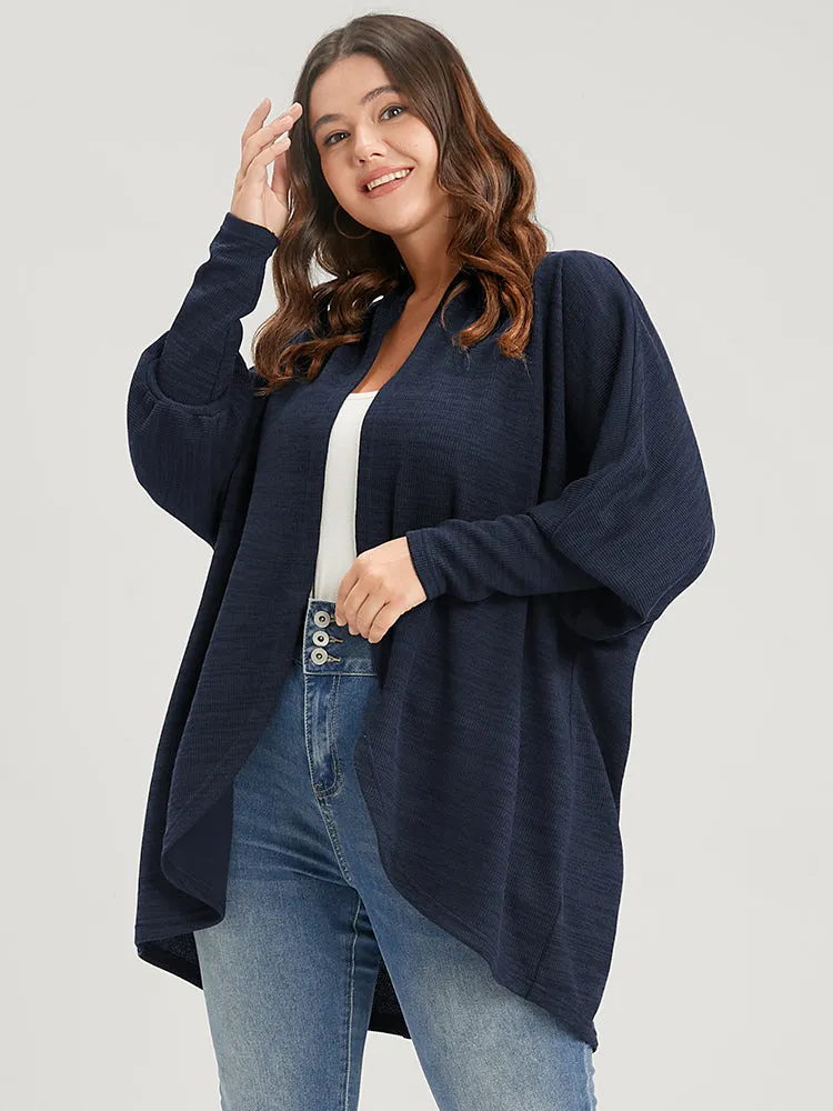 Solid Open Front Dolman Sleeve Coat sold by Bloomchic product image thumbnail 5