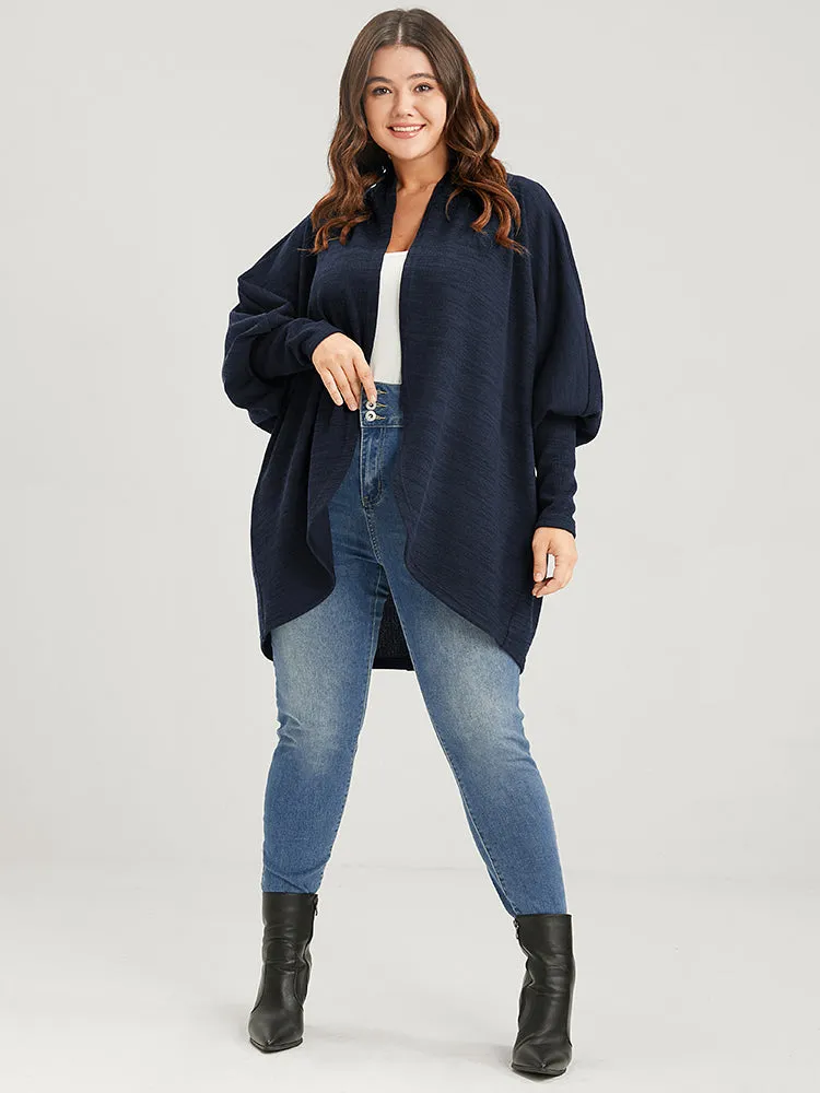 Solid Open Front Dolman Sleeve Coat sold by Bloomchic product image thumbnail 4