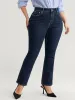 Bootcut Very Stretchy High Rise Dark Wash Full Jeans sold by Bloomchic