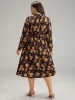 Supersoft Essentials Floral Print Mock Neck Dress sold by Bloomchic