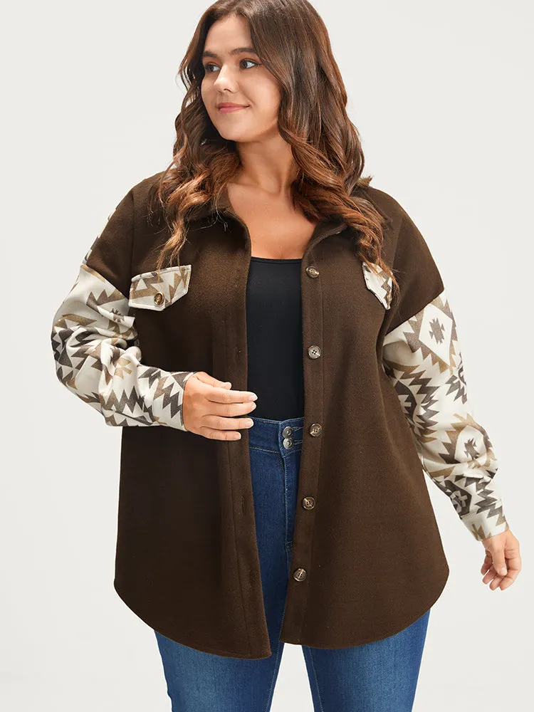 Bandana Button Up Pocket Shirt sold by Bloomchic