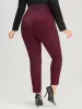 Straight Extremely Stretchy High Rise Color Wash Fake Zipper Pocket Jeans sold by Bloomchic