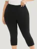 Solid Crisscross Hem Skinny Leggings sold by Bloomchic