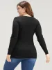 Solid Super Soft Rib Knit Cut Out Knit Top sold by Bloomchic
