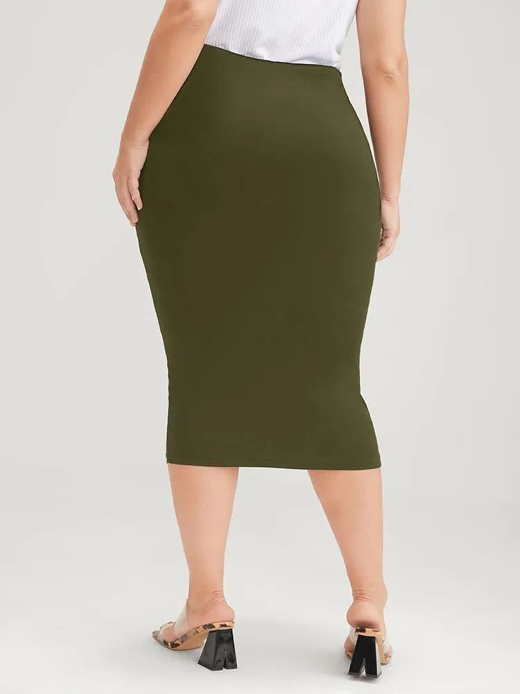 Plain Modal High Waist Skirt sold by Bloomchic product image thumbnail 5